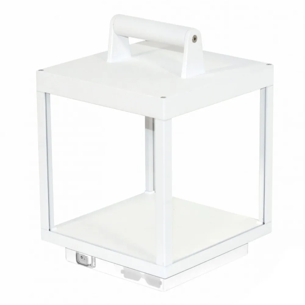 Viadurini Lighting Gartenlampion-Dekorativer LED-Außenstrahler aus weißem Aluminium oder Corten - Bettina