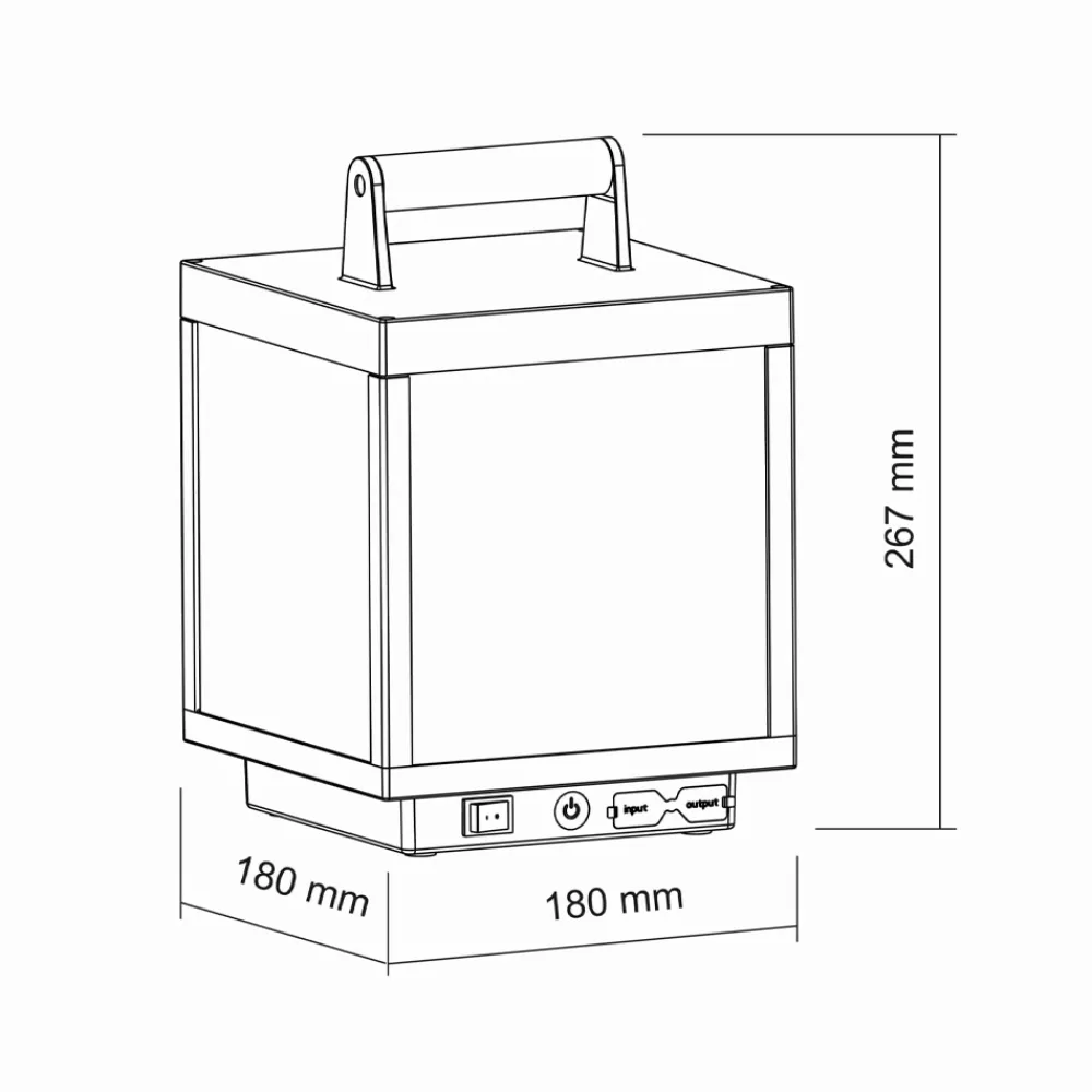 Viadurini Lighting Gartenlampion-Dekorativer LED-Außenstrahler aus weißem Aluminium oder Corten - Bettina