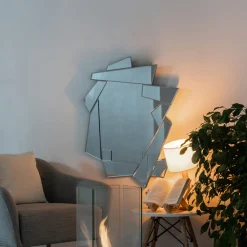 Viadurini Living Wandspiegel-Dekorativer Wandspiegel aus Glas mit geformtem Rahmen - Nefro