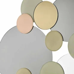 Viadurini Decor Wandspiegel-Dekorativer Wandspiegel mit farbigen Kreisen Made in Italy Qualität - Babol
