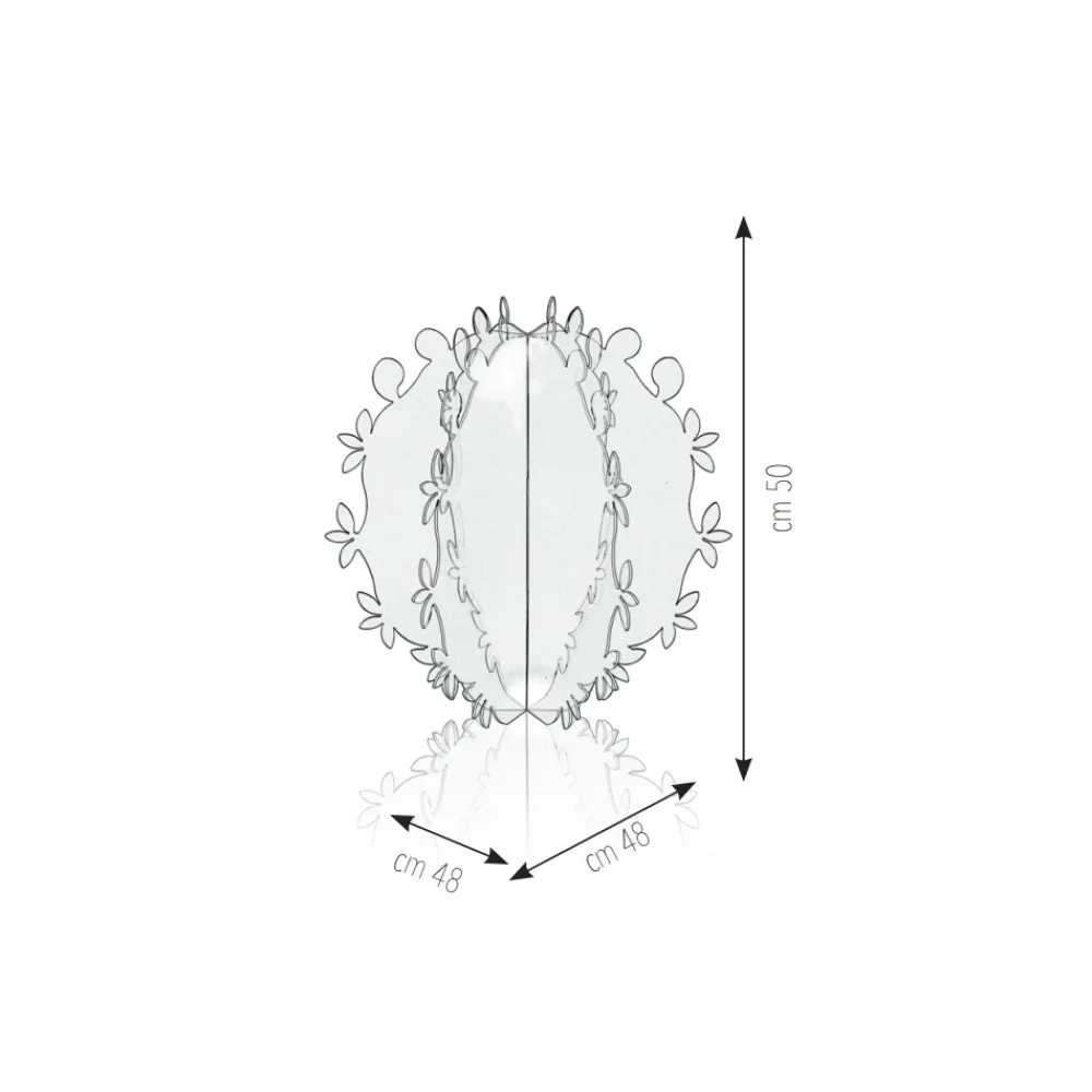 Viadurini Living Küchenzubehör-Dekoratives Element aus Plexiglas in Form eines Kaktus, hergestellt in Italien – Woody