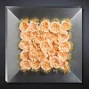 Viadurini Living Blumen Bilder-Dekoratives Wandpaneel aus Metall und künstlichen Rosen Made in Italy - Rosetta