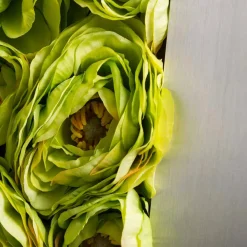 Viadurini Living Blumen Bilder-Dekoratives Wandpaneel mit künstlichen Blumen Made in Italy - Nunco