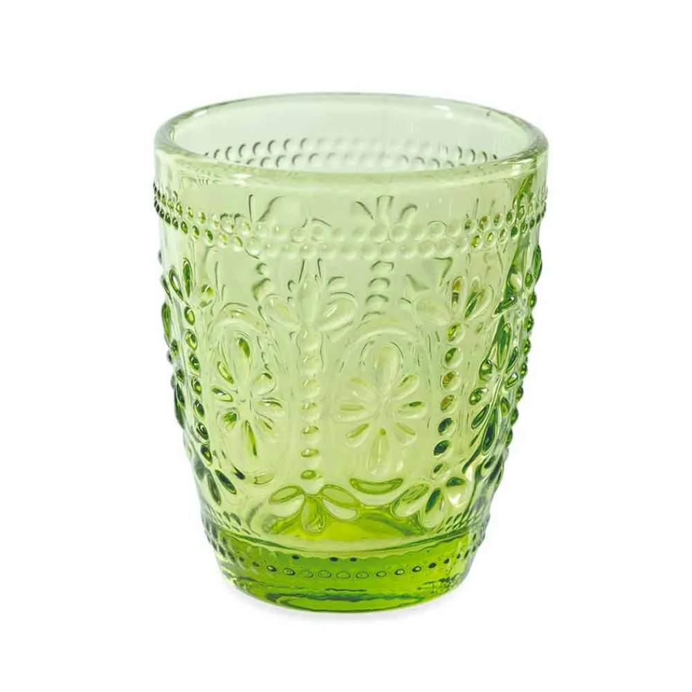 Viadurini Kitchen Gläser Set-Dekorierte und farbige Gläser Wasserset 12 Stück - Pastell-Palazzo