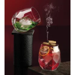 Viadurini Kitchen Italienisches Kristallgeschirr-Dekoriertes Ökologisches Kristallglasservice 12-teilig - Bromeo