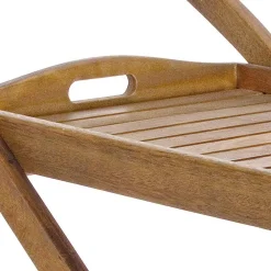 Viadurini in the Garden Küchenzubehör-Design Acacia Wood Servierwagen - Roxen