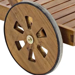 Viadurini in the Garden Küchenzubehör-Design Acacia Wood Servierwagen - Roxen