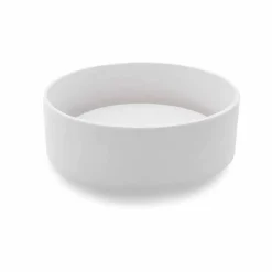 Viadurini Bathroom Harzwaschbecken-Design Arbeitsplatte aus weißem Harz mit zentralem Abfluss - Moris