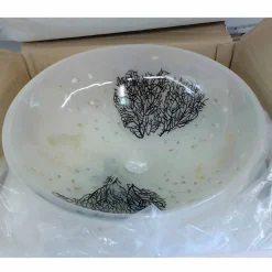 Viadurini Bathroom Harzwaschbecken-Design Arbeitsplatte Waschbecken aus Harz mit Koralleneinsätzen - Salvatore