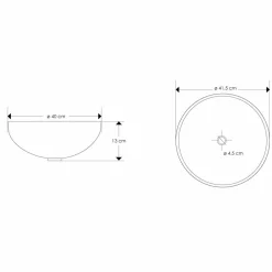 Viadurini Bathroom Harzwaschbecken-Design Arbeitsplatte Waschbecken aus transparentem Harz und Kupfer - Salvatore