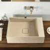 Viadurini Bathroom Design Waschbecken Aus Solid Surface-Design Aufsatzwaschbecken in Italien hergestellt, Lavis
