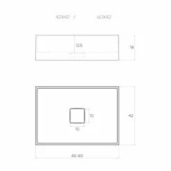 Viadurini Bathroom Design Waschbecken Aus Solid Surface-Design Aufsatzwaschbecken in Italien hergestellt, Lavis