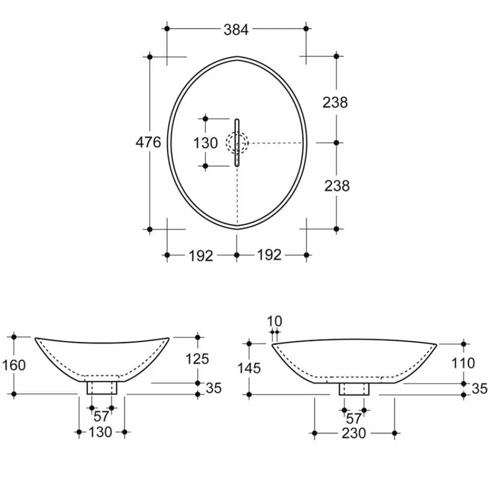 Viadurini Bathroom Farbige Waschbecken-Design Aufsatzwaschbecken, weiß-Python, Keramik Animals made in Italy