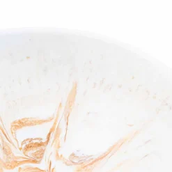 Viadurini Bathroom Harzwaschbecken-Design Aufsatzwaschbecken aus goldenem Harz - Dogliola