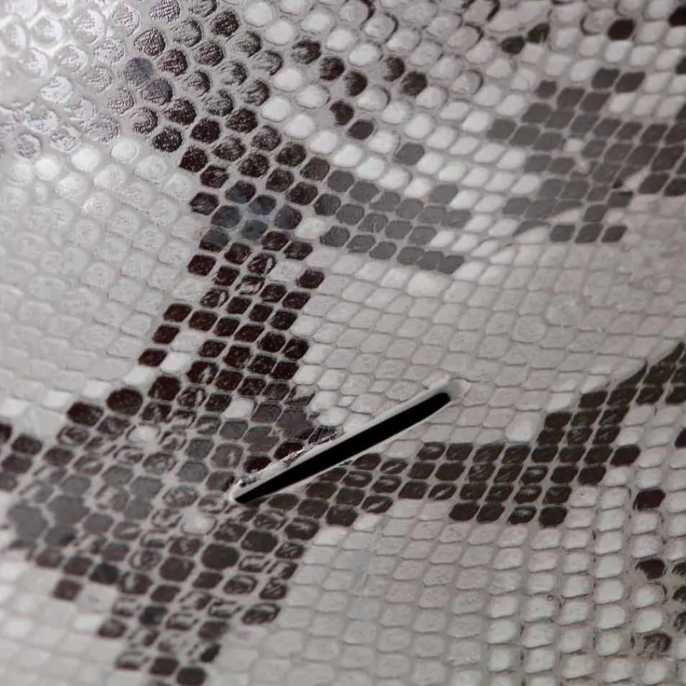 Viadurini Bathroom Farbige Waschbecken-Design Aufsatzwaschbecken, Kobra Fantasie, Keramik, made Italy Animals