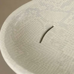 Viadurini Bathroom Farbige Waschbecken-Design Aufsatzwaschbecken, weiß-Python, Keramik Glossy made in Italy