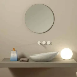 Viadurini Bathroom Farbige Waschbecken-Design Aufsatzwaschbecken, weiß-Python, Keramik Glossy made in Italy