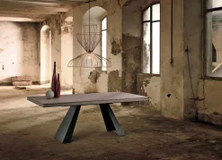 Viadurini Living Esstische Nach Mass|Ausziehbare Esstische-Design ausziehbarer Tisch aus Eichenholz made in Italy, Zerba