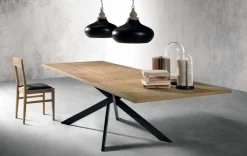 Viadurini Living Esstische Nach Mass|Ausziehbare Esstische-Design ausziehbarer Tisch aus Eichenholz made in Italy, Oncino