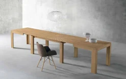 Viadurini Living Esstische Nach Mass|Ausziehbare Esstische-Design ausziehbarer Tisch aus Eichenholz made in Italy, Sondrio