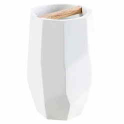 Viadurini Bathroom Badzubehör-Design Badaccessoire-Set aus Holz und Harz Rivalba