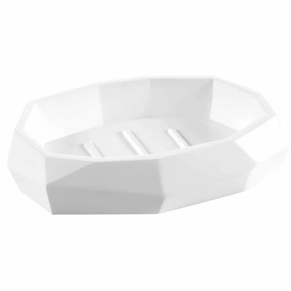 Viadurini Bathroom Badzubehör-Design Badaccessoire-Set aus Holz und Harz Rivalba