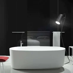 Viadurini Bathroom Freistehende Badewannen-Design Badewanne freestanding in Italien hergestellt, Dongo