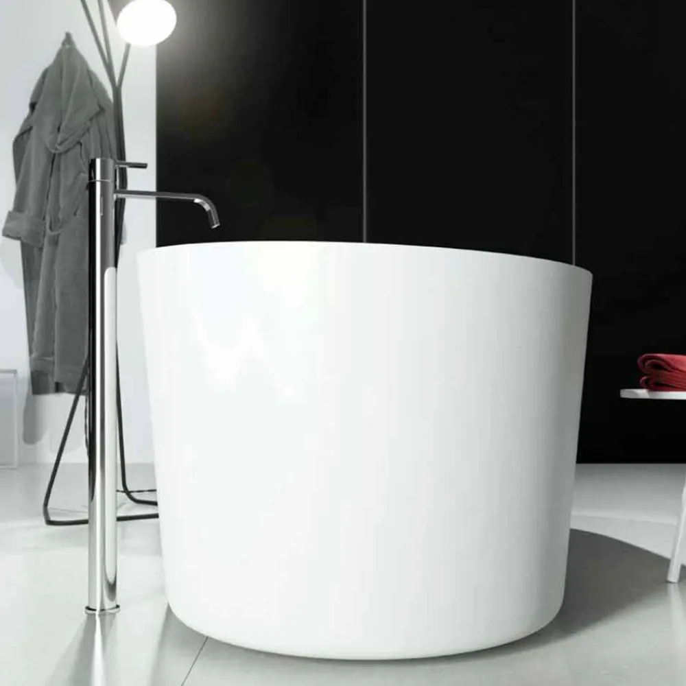 Viadurini Bathroom Freistehende Badewannen-Design Badewanne freestanding in Italien hergestellt, Dongo
