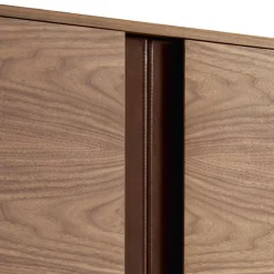 Grilli Anrichte-Design Barmöbel aus Massivholz mit 2 Türen York in Italien hergestellt