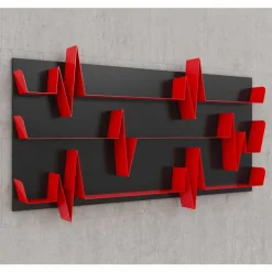 Mabele Moderne Design Bücherregale-Design Bücherregal  Battikuore 186x101(3 Regale) , handgefertigte Produkt