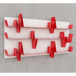 Mabele Moderne Design Bücherregale-Design Bücherregal  Battikuore 186x101(3 Regale) , handgefertigte Produkt