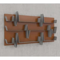 Mabele Moderne Design Bücherregale-Design Bücherregal  Battikuore 186x101(3 Regale) , handgefertigte Produkt