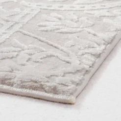 Viadurini Carpets Teppiche-Design Beige Teppich mit Zeichnung in Viskose und Polyester - Okzitanien