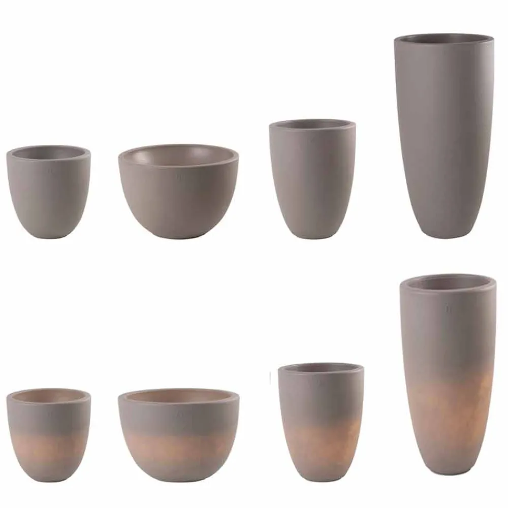 Viadurini Lighting Lichtmöbel-Design Beleuchtete Außen- und Innenvase aus farbigem Polyethylen - Svasostar