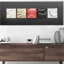 Viadurini Decor Abstrakte Bilder|Handgemalte Bilder-Design Bild abstrakt Moma handgefertigt