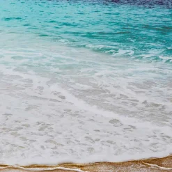 Viadurini Decor Handgemalte Bilder-Design Bild Beach von handfertigt