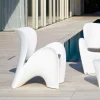 Myyour Sessel Kunststoff|Moderne Sessel-Design Coloured Plastic Outdoor oder Indoor Sessel - Lily von
