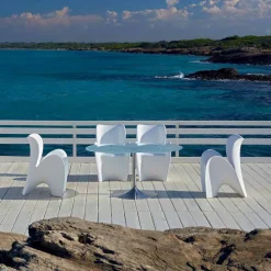 Myyour Sessel Kunststoff|Moderne Sessel-Design Coloured Plastic Outdoor oder Indoor Sessel - Lily von