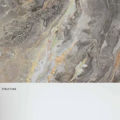 Viadurini Living Moderne Couchtische-Design Couchtisch aus Marmor mit Glasboden Made in Italy - Molino