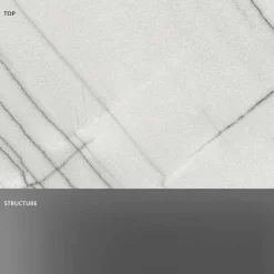 Viadurini Living Moderne Couchtische-Design Couchtisch aus Marmor mit Glasboden Made in Italy - Molino