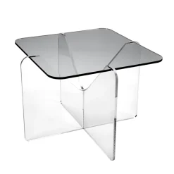 Viadurini Living Moderne Couchtische-Design Couchtisch aus transparentem oder geräuchertem Plexiglas - Draco