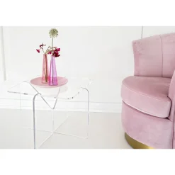 Viadurini Living Moderne Couchtische-Design Couchtisch aus transparentem oder geräuchertem Plexiglas - Draco