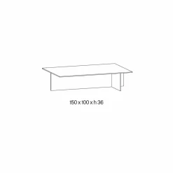 Viadurini Living Moderne Couchtische-Design Couchtisch Extralight Dekoriertes Glas Made in Italy - Sestola