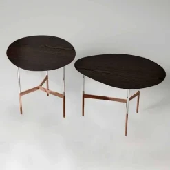 Viadurini Living Moderne Couchtische-Design Couchtisch mit Holzplatte Made in Italy - Cinci