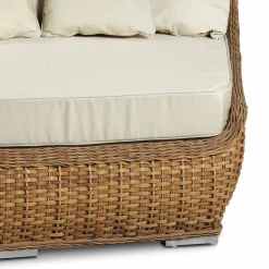 Viadurini in the Garden Gartensofas-Design Daybed aus luxuriösem gewebtem synthetischem Rattan - Yves