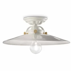 Ferroluce Klassische Deckenleuchten-Design Deckenleuchte aus Keramik Louise