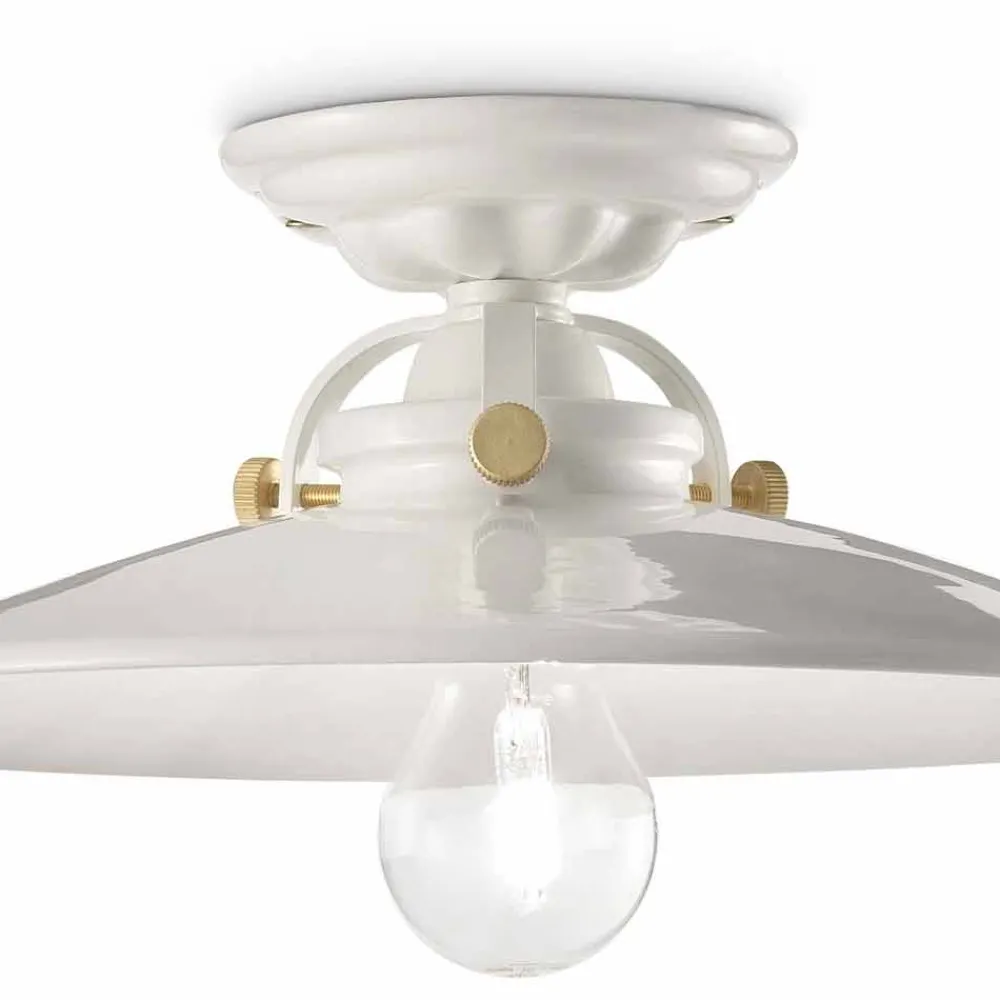 Ferroluce Klassische Deckenleuchten-Design Deckenleuchte aus Keramik Louise