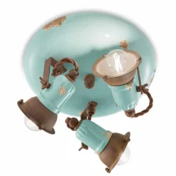 Ferroluce Design Deckenleuchten-Design Deckenleuchte 3-Strahler im Industrial Style Allison