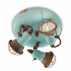 Ferroluce Design Deckenleuchten-Design Deckenleuchte 3-Strahler im Industrial Style Allison