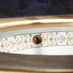 Viadurini Bathroom Waschbecken Aus Fire Clay-Design Einbauwaschbecken Barock aus Fire Clay made in Italy, Egeo